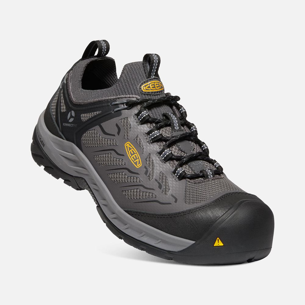 Zapatos de Trabajo Keen Mexico Grises/Negros - Hombre Flint Ii Sport (Carbon-Fiber Toe) - CA4251873